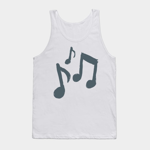 Quaver beam music note Aesthetic Tank Top by Harpleydesign